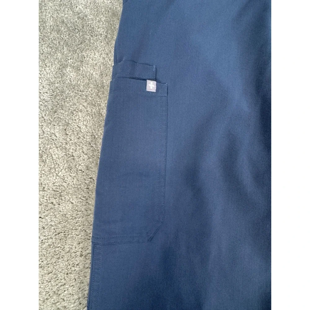 FIGS Kade Cargo Scrub Pants Navy Blue Technical Collection T21004T Mens Medium